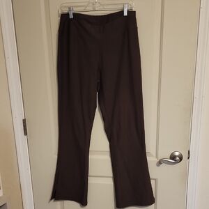 Lucy Tech Brown Women's Yoga Pants-Medium